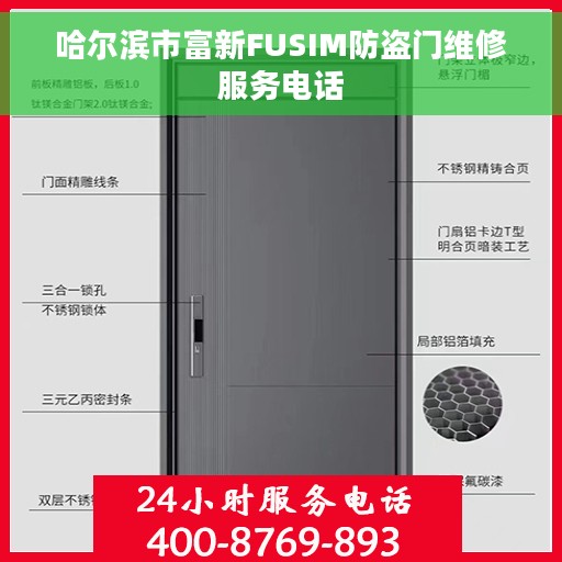 哈尔滨市富新FUSIM防盗门维修服务电话