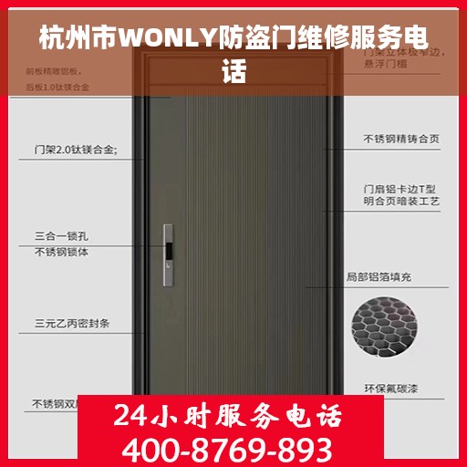 杭州市WONLY防盗门维修服务电话